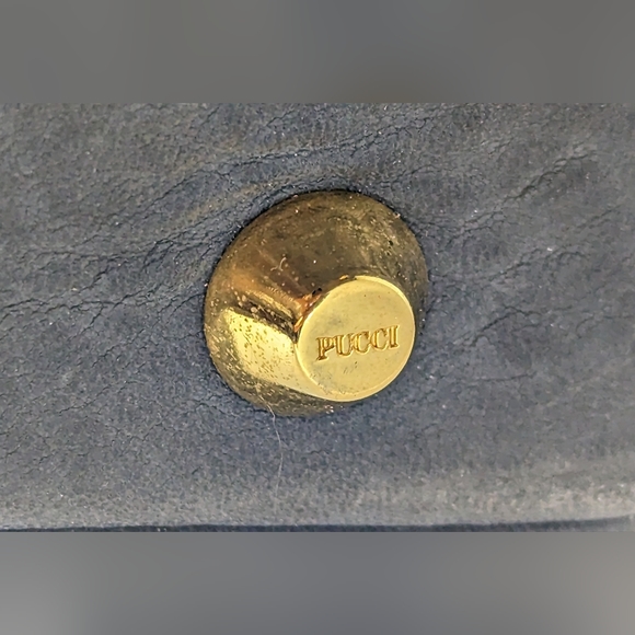 Emilio Pucci Studded hobo leather handbag - Picture 11 of 11